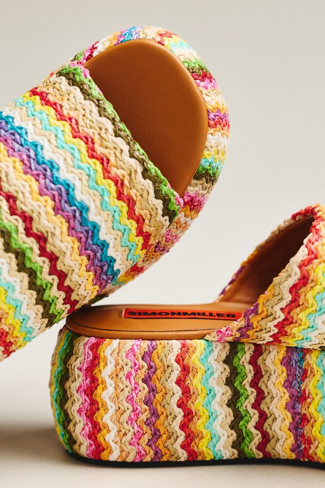 SIMONMILLER Platform Slide Sandals | Anthropologie