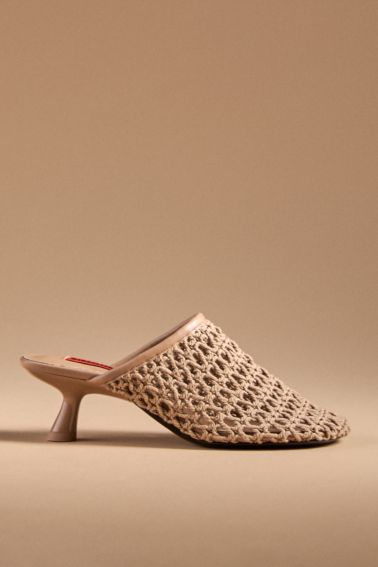 Simon Miller Beep Crochet Cotton Mule Pumps