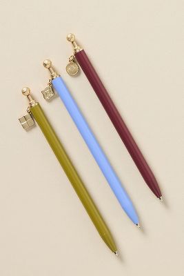 Papier Charm Ballpoint Pens, Set Of 3 In Multi