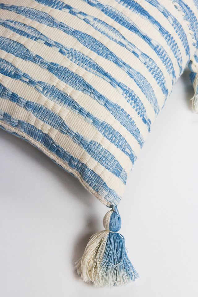 Archive New York Naturally Tie-Dyed Striped Antigua Pillow #1
