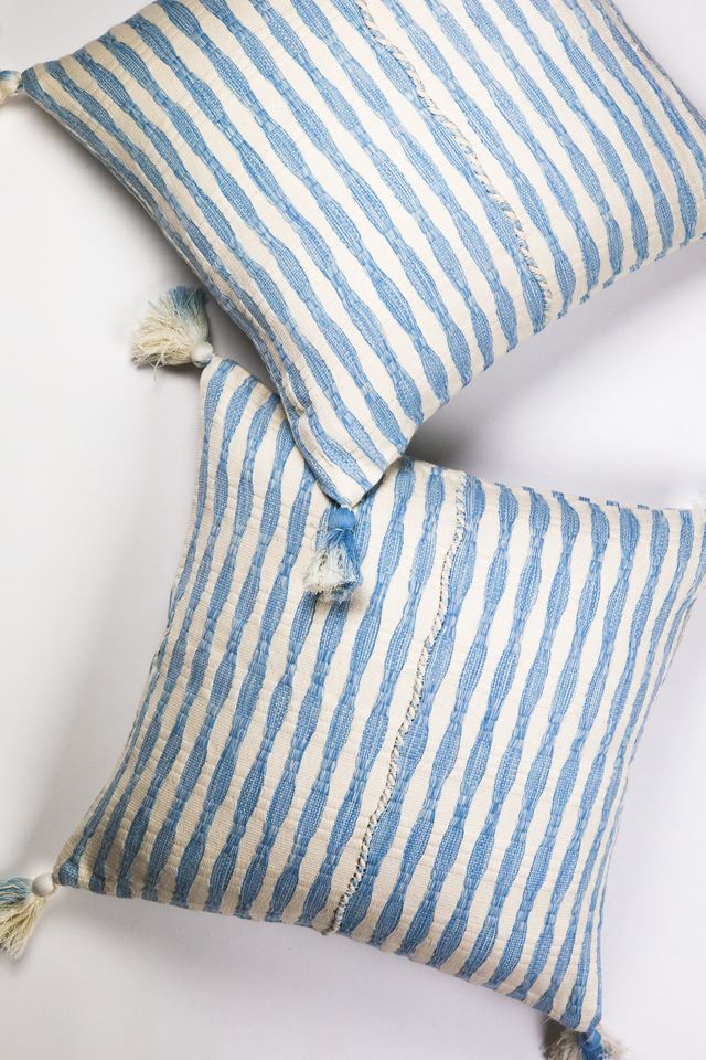 Archive New York Naturally Tie-Dyed Striped Antigua Pillow #3