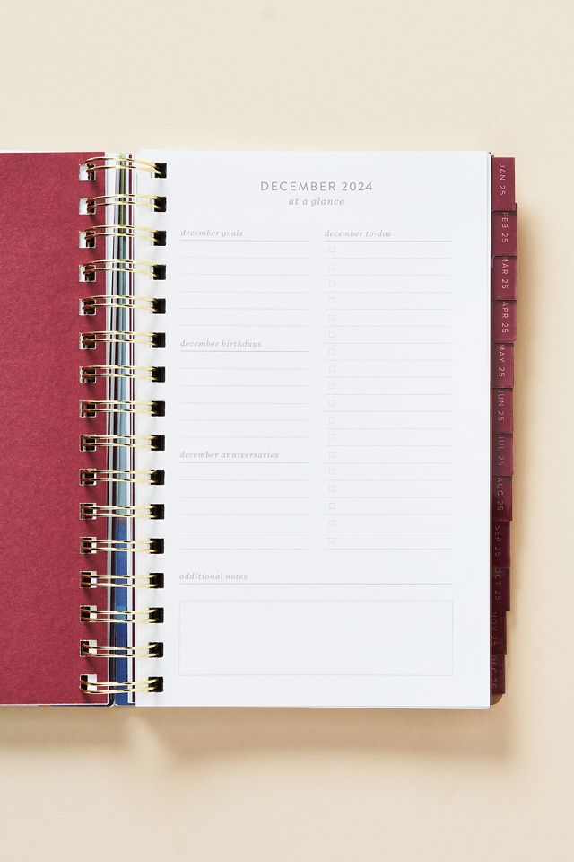 2025 17-Month Spiral Planner #1