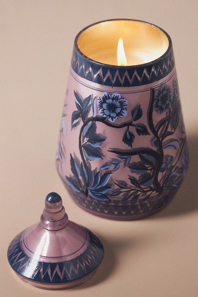 Ana Floral Rose & Oud Glass Candle #2