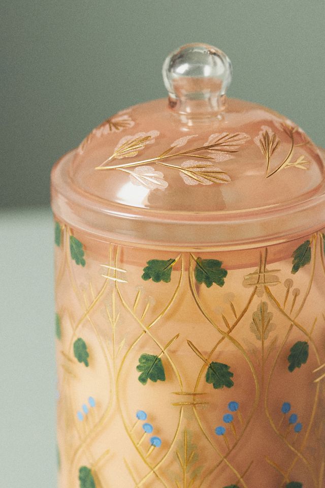 Aurora Floral Rose & Oud Etched Glass Candle #2