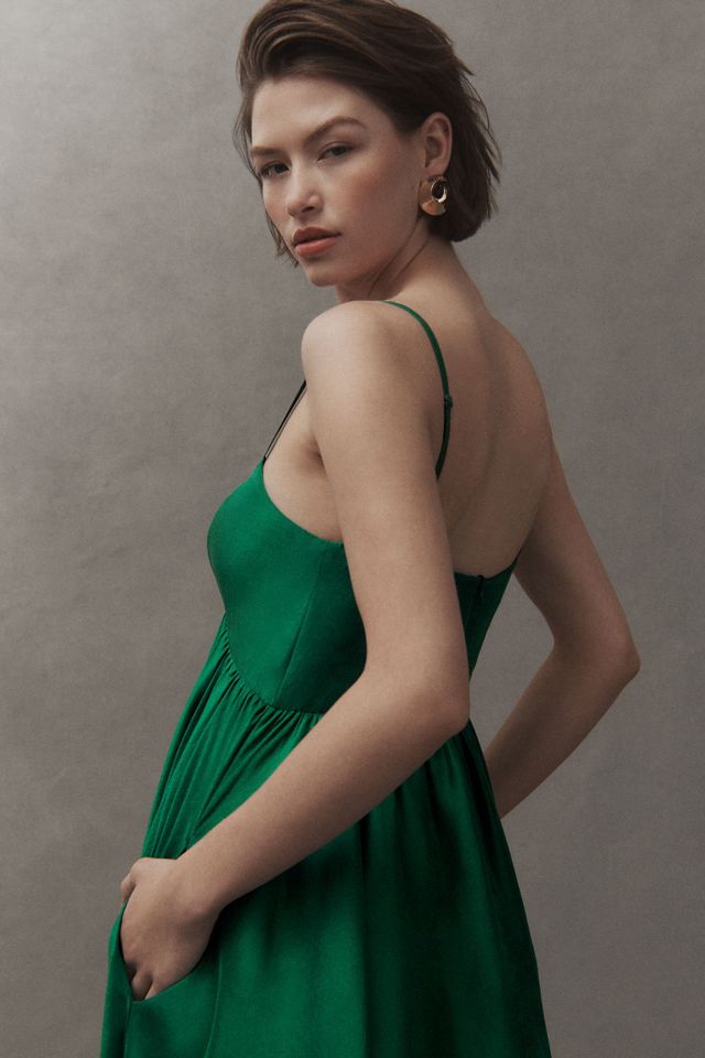 Azeeza Rachel Sleeveless Silk Midi Dress #2