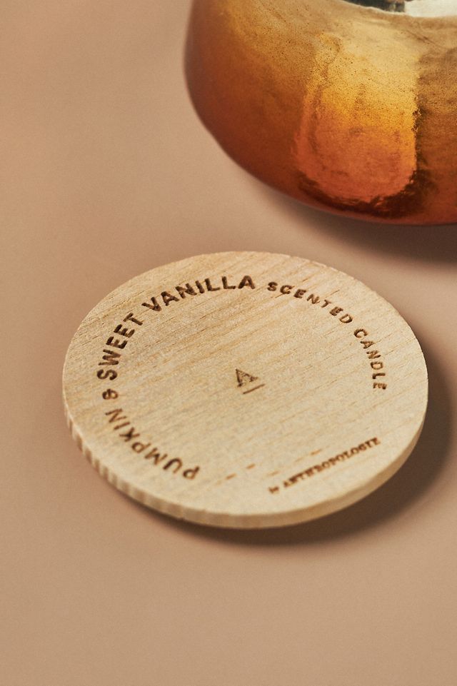 By Anthropologie Pumpkin & Sweet Vanilla Glass Jar Candle #3