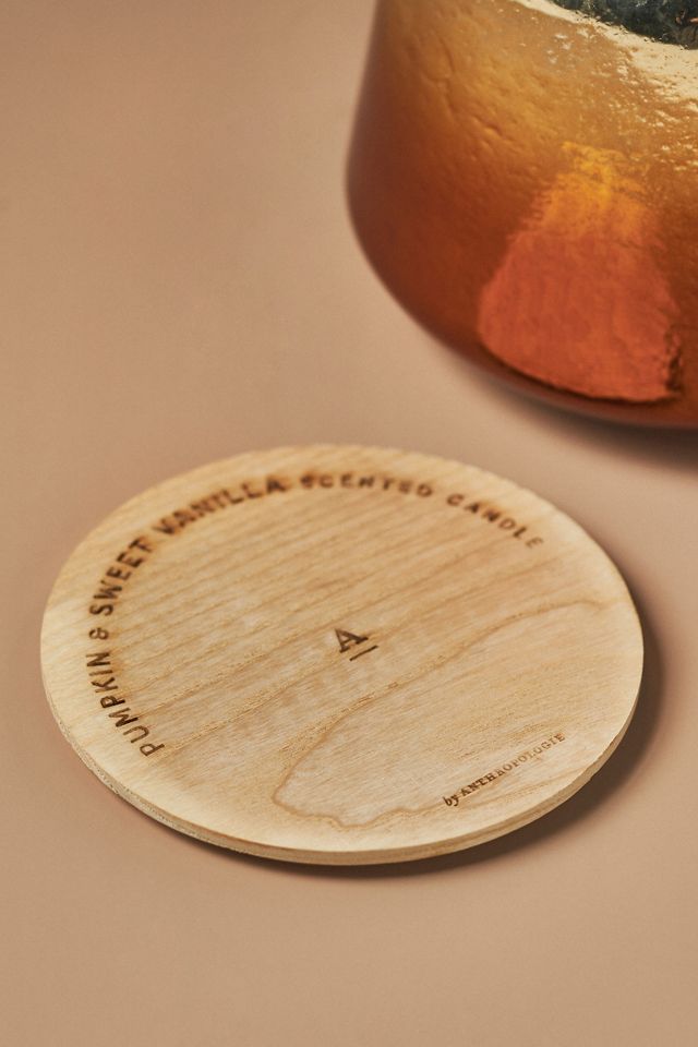 By Anthropologie Pumpkin & Sweet Vanilla Glass Jar Candle #7