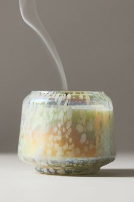 BY ANTHROPOLOGIE BY ANTHROPOLOGIE FLORAL NIGHT GARDENIA GLASS JAR CANDLE 