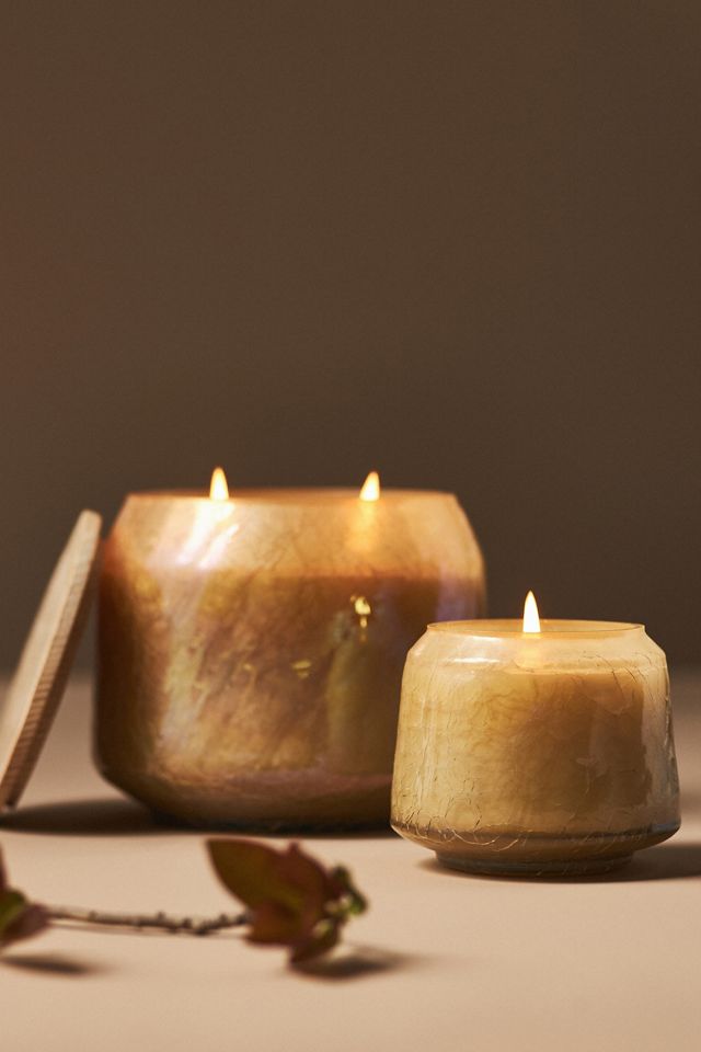 By Anthropologie Pumpkin & Sweet Vanilla Glass Jar Candle #1