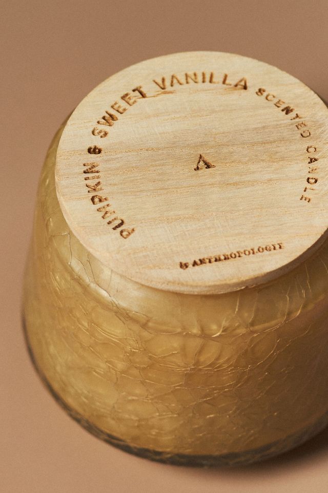 By Anthropologie Pumpkin & Sweet Vanilla Glass Jar Candle #2