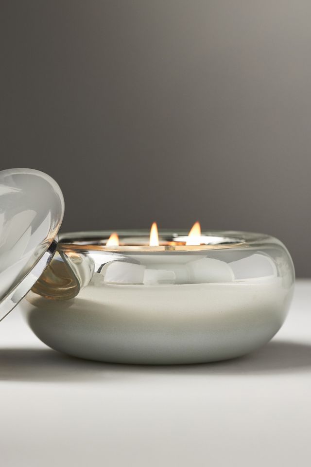 By Anthropologie Tilly Woody Golden Amber & Pine Glass Candle #3