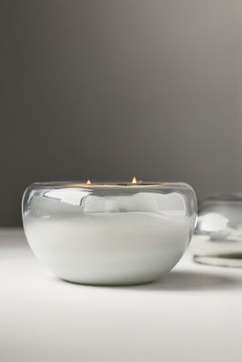 By Anthropologie Tilly Woody Golden Amber & Pine Glass Candle