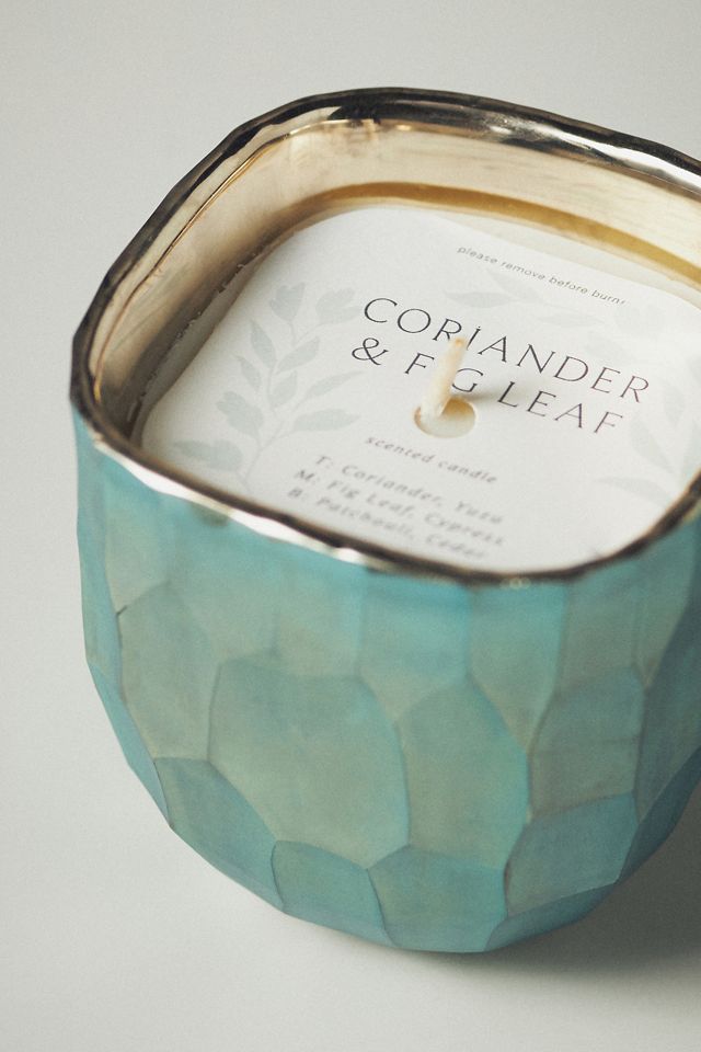 Pebble Fresh Coriander & Fig Leaf Glass Candle #2