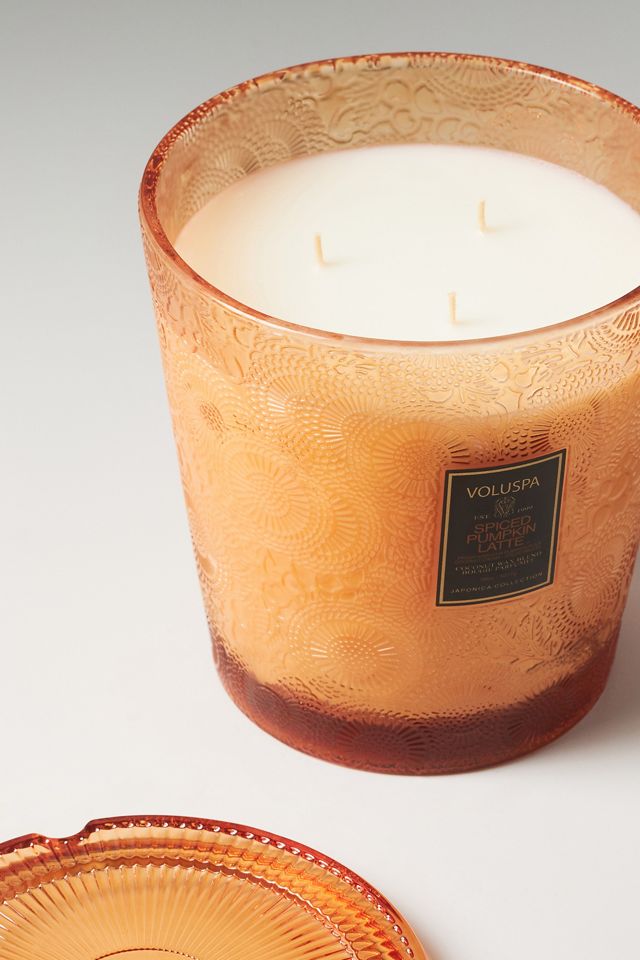 Voluspa Japonica Spiced Pumpkin Latte Glass Jar Candle #3