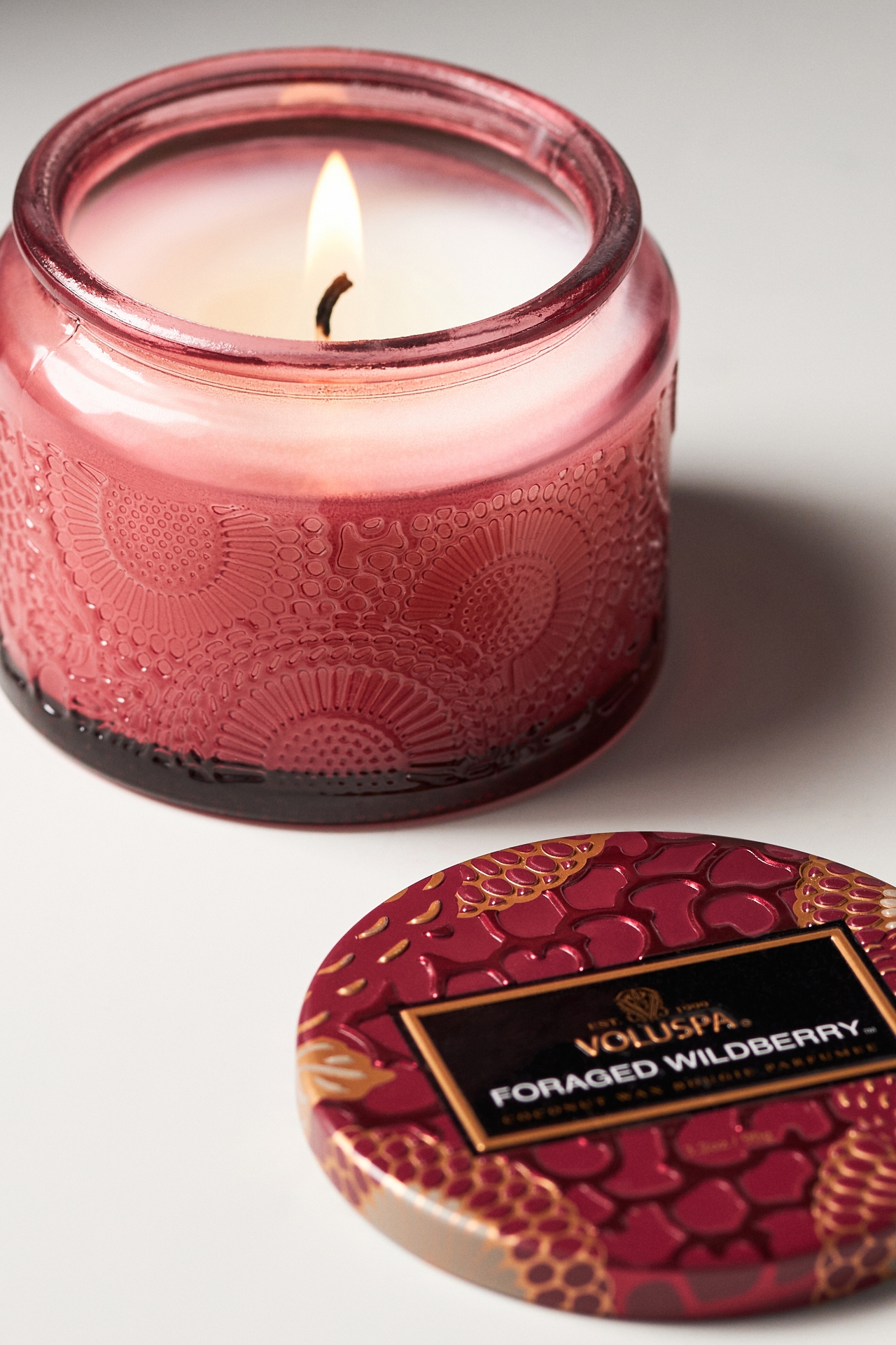 Voluspa Japonica Foraged Wildberry Glass Jar Candle