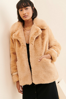 Clara Wool Coat Dark Earth