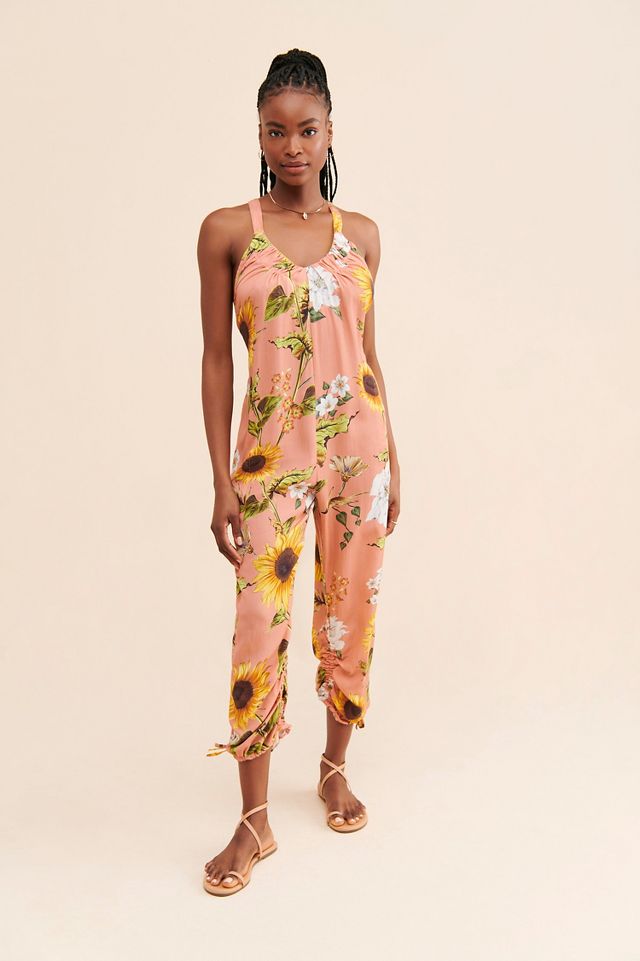 Agua Bendita Africa Floral Jumpsuit