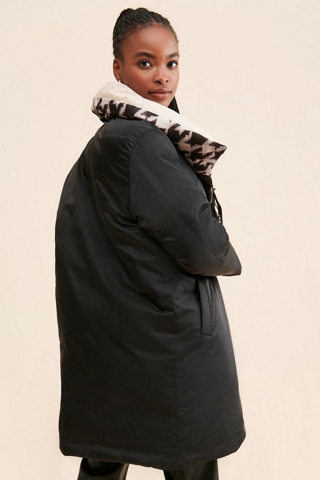 Bernie Mixed Print Puffer #1