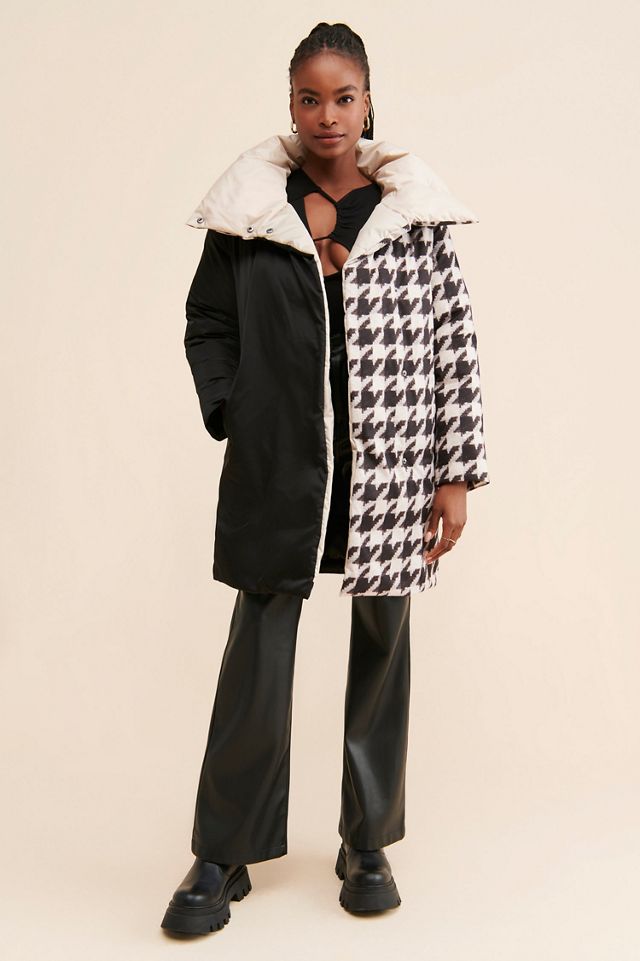 Bernie Mixed Print Puffer #3