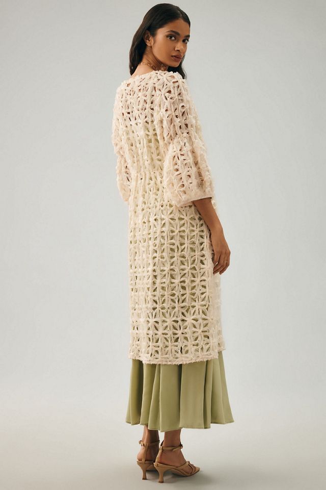 Textured Cutout Duster #1