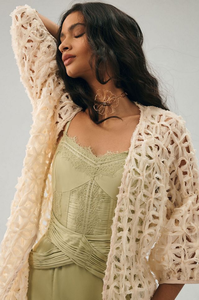 Textured Cutout Duster #2