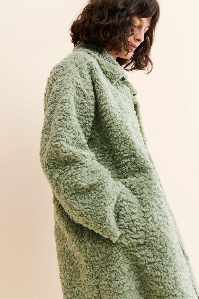 Moon River Sherpa Oversized Coat #2