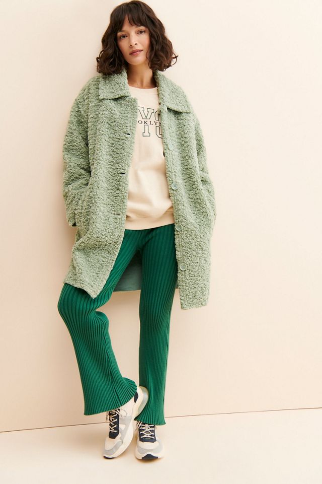 Moon River Sherpa Oversized Coat #3