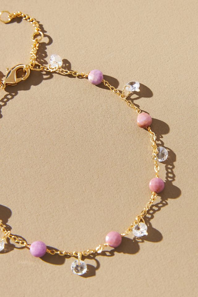Vergoldetes Geburtsstein-Charm-Armband #2
