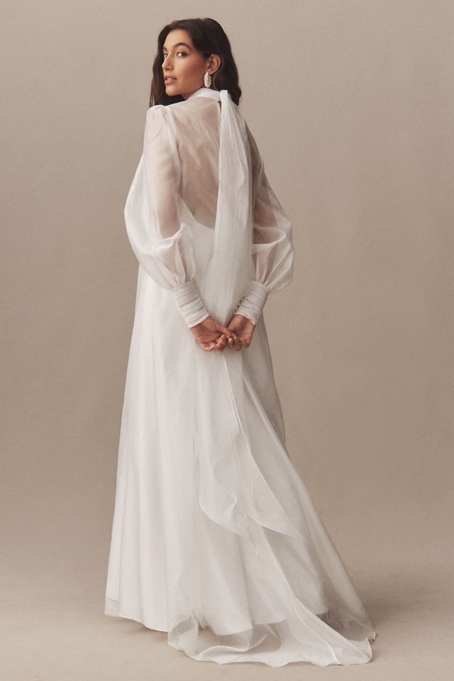 Watters Indy Sheer Slip Two-Piece Wedding Gown #1