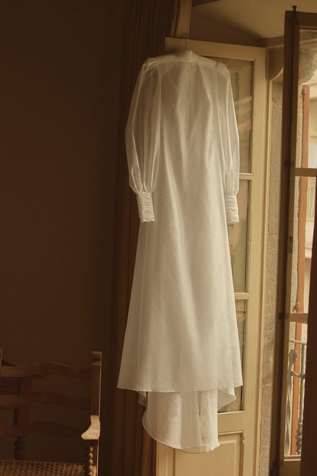 Watters Indy Sheer Slip Two-Piece Wedding Gown #6