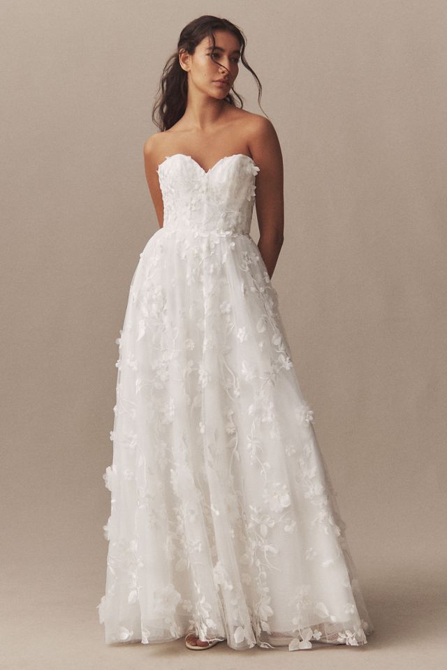 Wtoo by Watters Ivy Strapless Sweetheart Wedding Gown #4