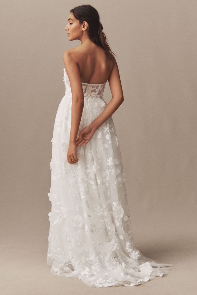 Wtoo by Watters Ivy Strapless Sweetheart Wedding Gown #6