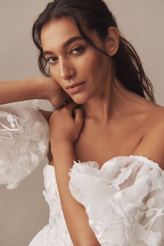 Wtoo by Watters Ivy Strapless Sweetheart Wedding Gown #7