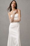 Jenny by Jenny Yoo Ronnie Fit & Flare Stretch Satin Wedding Gown