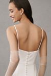 Jenny by Jenny Yoo Ronnie Fit & Flare Stretch Satin Wedding Gown