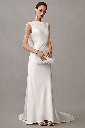 slim fit dress slacks Wedding dress Henriette main image 0