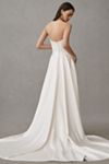 Jenny Yoo Kennedy Off-The-Shoulder A-Line Satin Wedding Gown