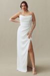 Jenny by Jenny Yoo Libby Sleeveless Draped Crepe Wedding Gown