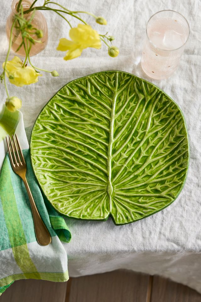 Enamel Leaf Plate #1