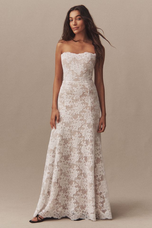 V. Chapman Whitby Long-Sleeve Wedding Gown #3