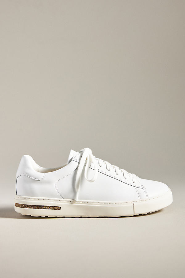 Shop Birkenstock Bend Low Leather Sneakers In White