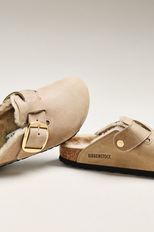 Birkenstock Boston Big Buckle Shearling Clogs #2