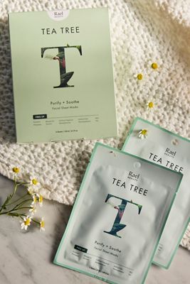 Tea Tree Face Masks, Set of 5