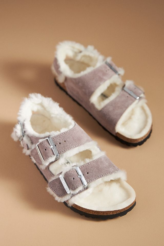 Birkenstock Milano Shearling Sandals #1
