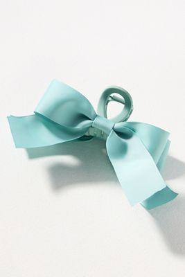 Anthropologie oversized hair bow clip Anthropologie Oversized Silk Bow Hair Clip By | Mercari main image 4