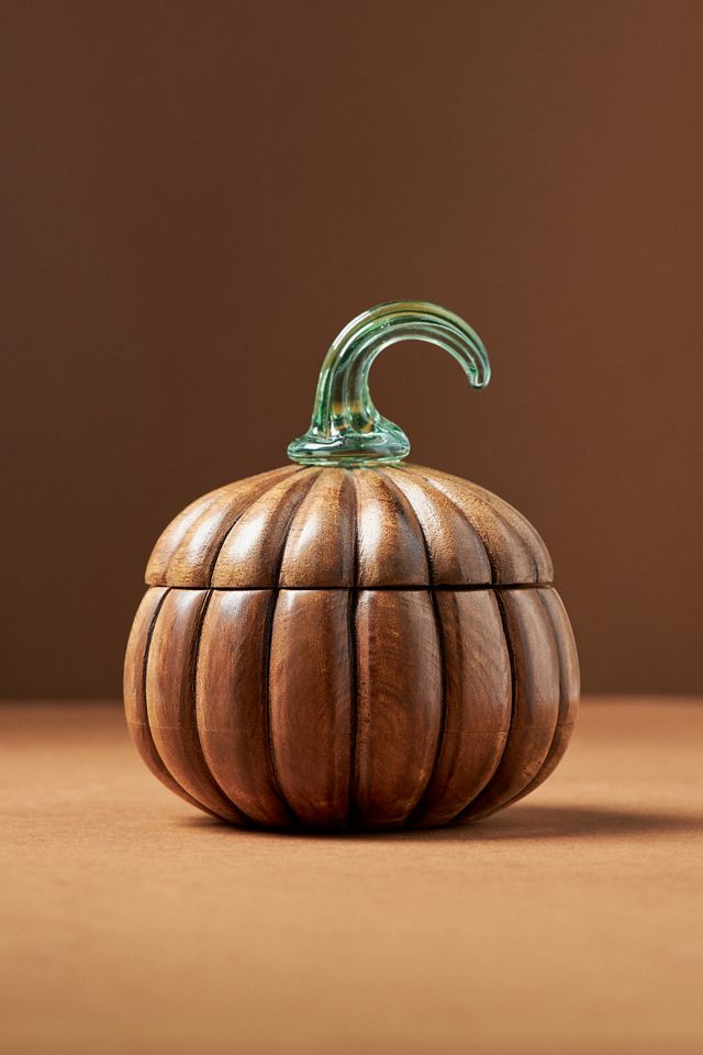 Wooden Gourmand Bourbon & Pumpkin Candle #2