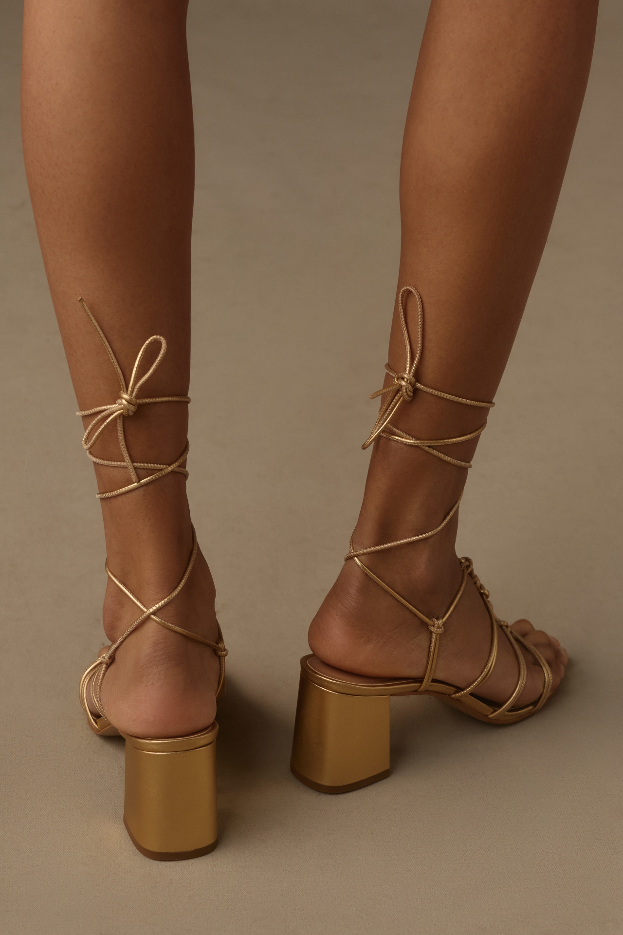 By Anthropologie Tie-Up Heels