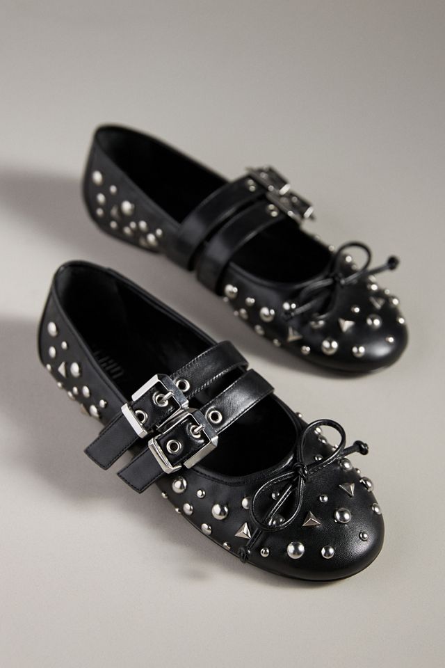 Schutz Sarita Studded Flats #1