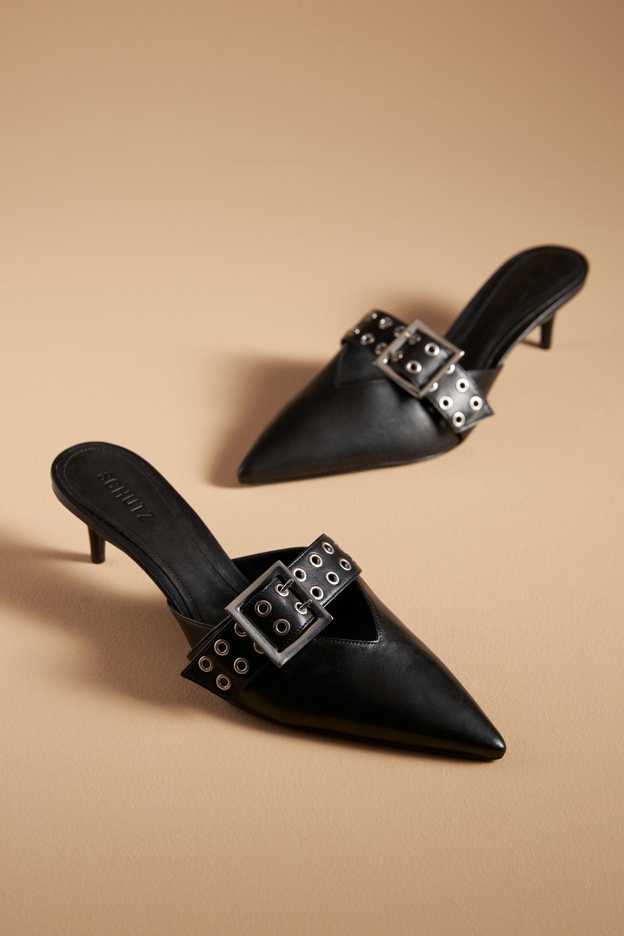 Schutz x Anthropologie Buckle Pumps