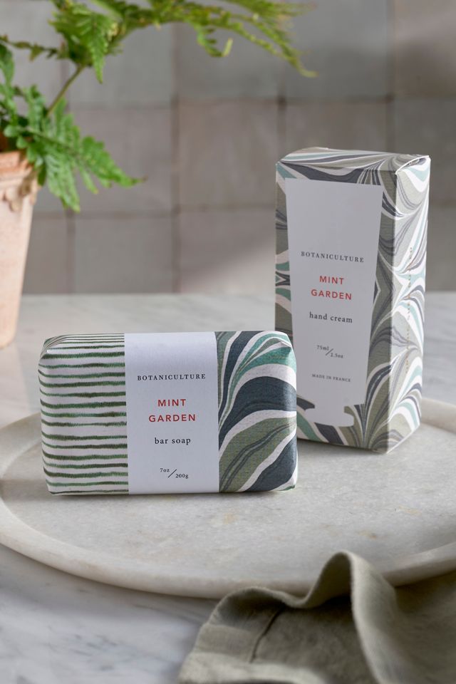 Botaniculture Mint Garden Bar Soap + Hand Lotion Set #1